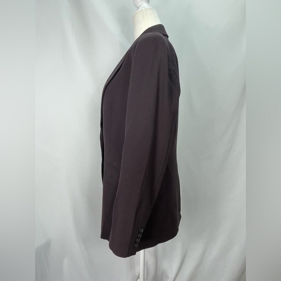 J. Crew 100% wool eggplant blazer jacket women’s size P12 - Picture 3 of 14